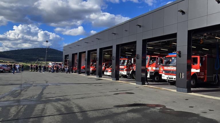 Das neue Domizil der Freiwilligen Feuerwehr Biebertal „Schutzbereich Mitte“ 
