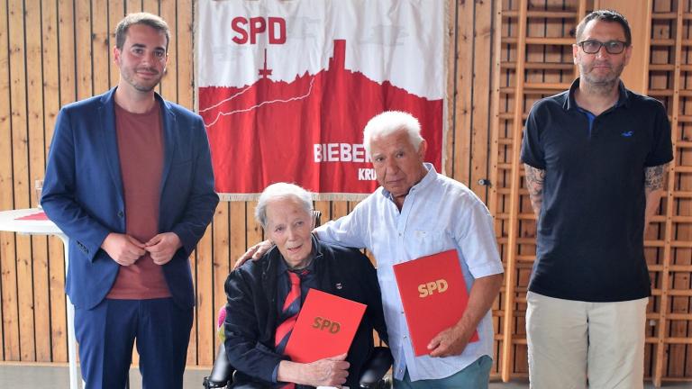 Ehrung für 50 Jahre SPD Mitgliedschaft in Krumbach