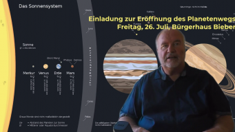 Einladung zur Eröffnung Planetenweg  