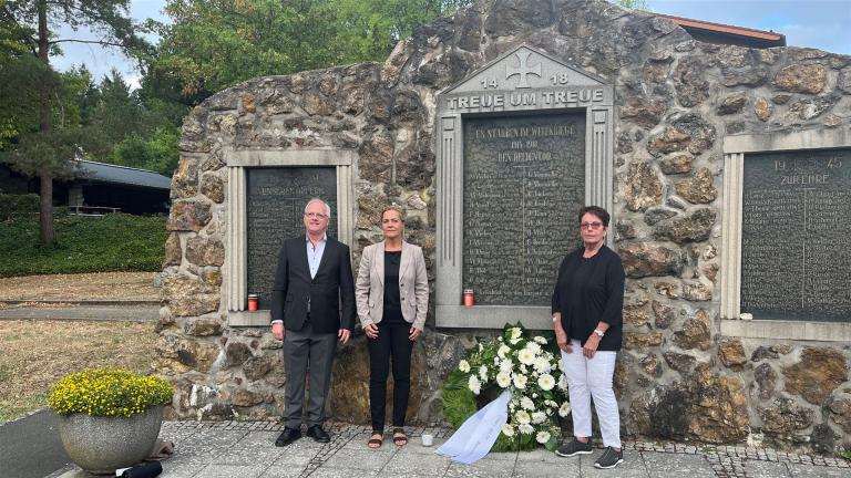 Gedenkfeier 100 Jahre Ehrenmal Bieber