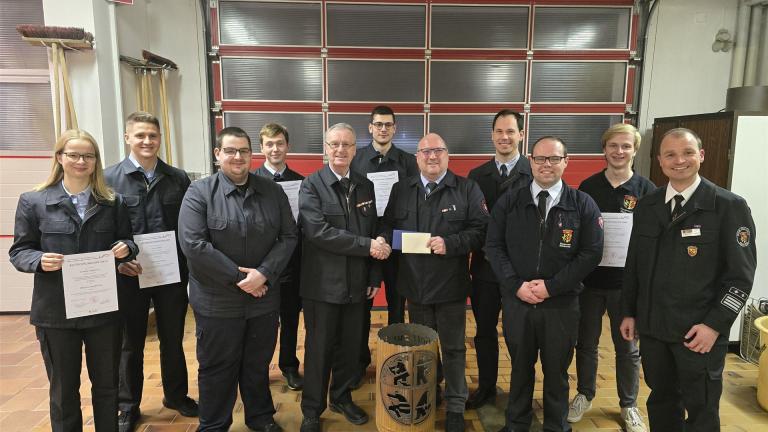 Klaus Kessler Wehrführer Schutzbereich Nord verabschiedet