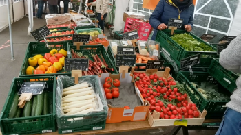 Frisches auf dem Wochenmarkt Fellingshausen
