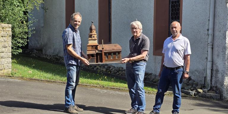 Das Modell der Rodheimer Kirche