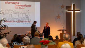 Eisenbahngottesdienst zum Advent