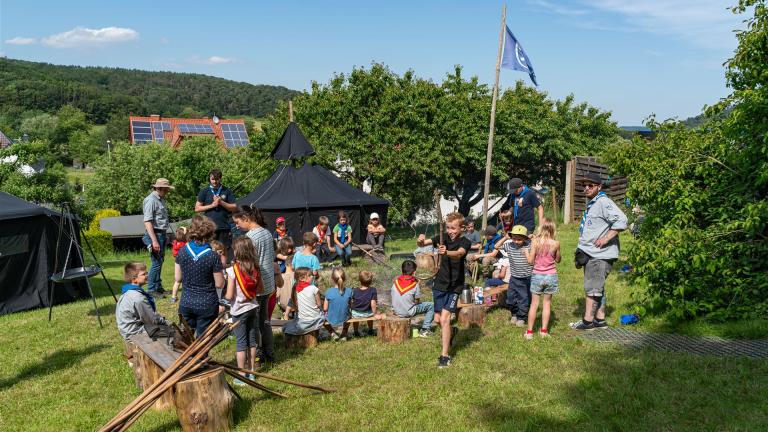 Pfadfinder Zeltlager der Turmfalken