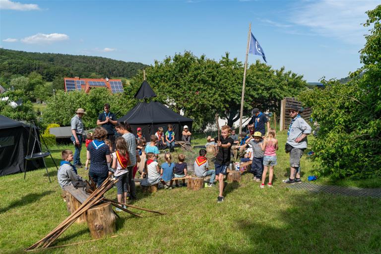 Pfadfinder Zeltlager der Turmfalken