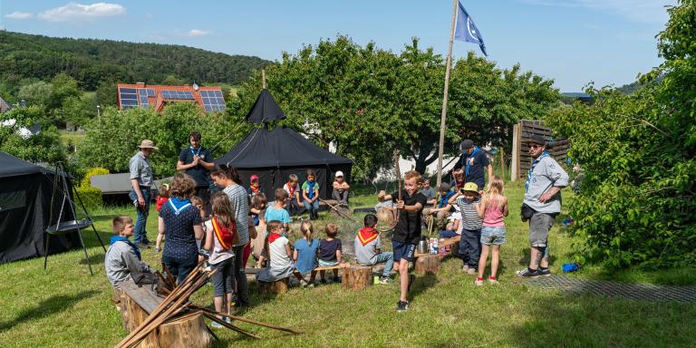 Pfadfinder Zeltlager der Turmfalken