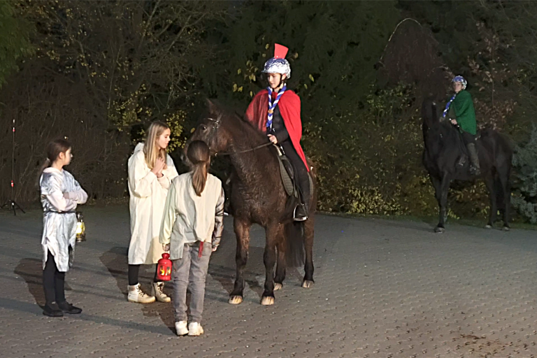 Sankt Martin-Spiel der Jungen Pfadfinder Frankenbach