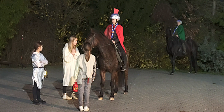 Sankt Martin-Spiel der Jungen Pfadfinder Frankenbach