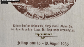 700 Jahre Frankenbach