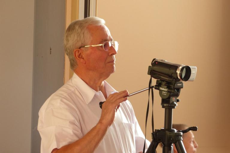 Artur Ruppert hinter Kamera