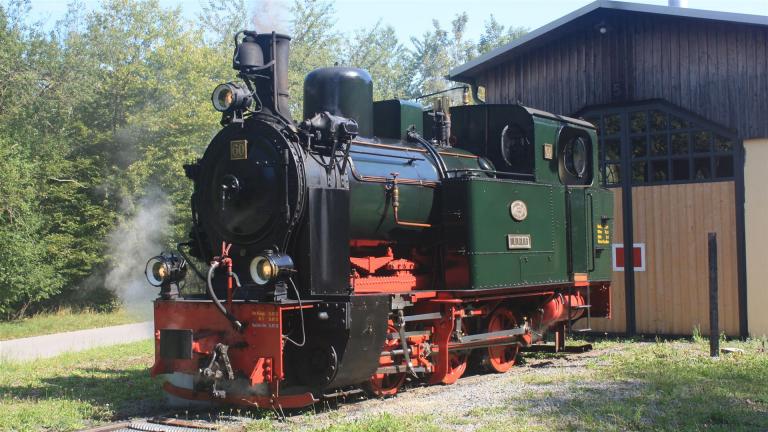 Lok 60 wie sie heute noch in Dienst ist.