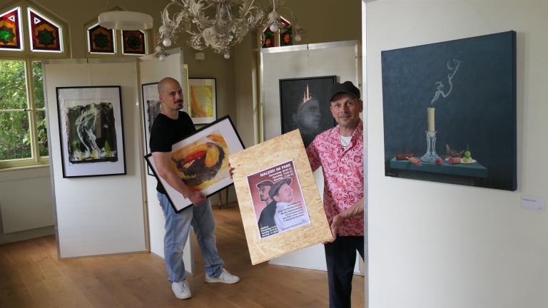 Ausstellung im Park eröffnet