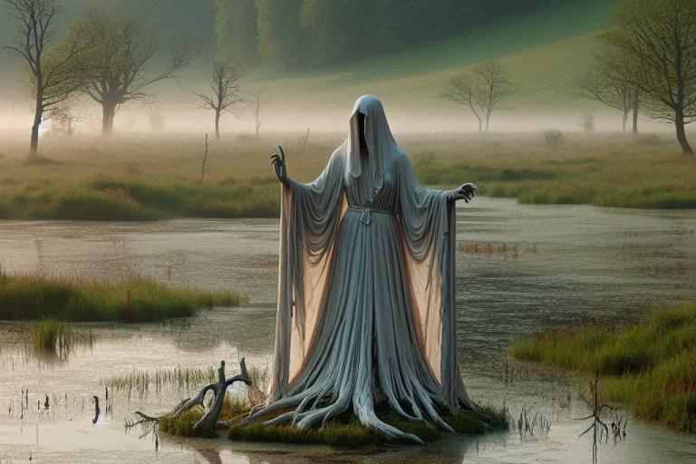 Die Frauengestalt im Nebel über dem Rappfuhl