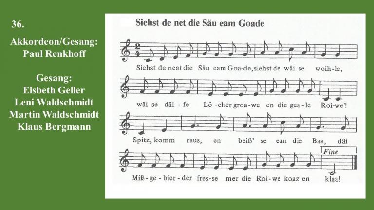 Siehst Du nicht die Schweine im Garten 