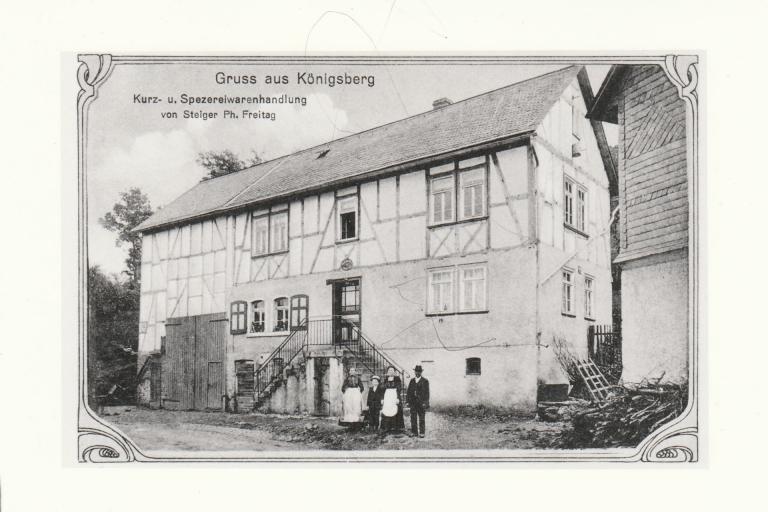 Kurz- und Spezereiwaren Freitag in Königsberg
