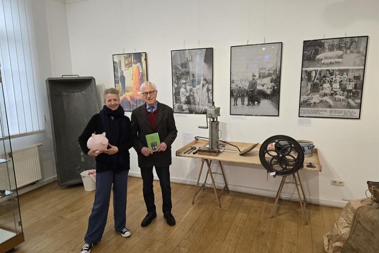Dr. Jutta Failing und Prof. Dr. Gerhard Augst in der Sonderpräsentation