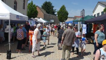 Die Straßen um das Rathaus in Lahnau