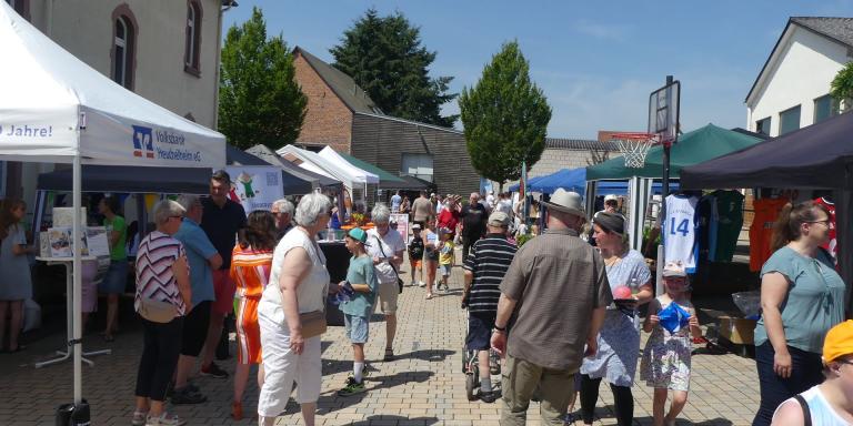 Die Straßen um das Rathaus in Lahnau