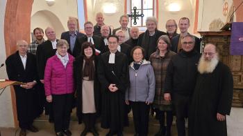 Gruppenfoto in der Margaretenkirche in Krofdorf