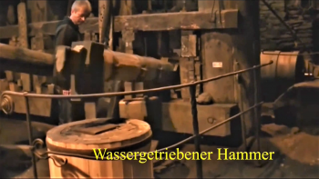 Ein wassergetriebener Hammer