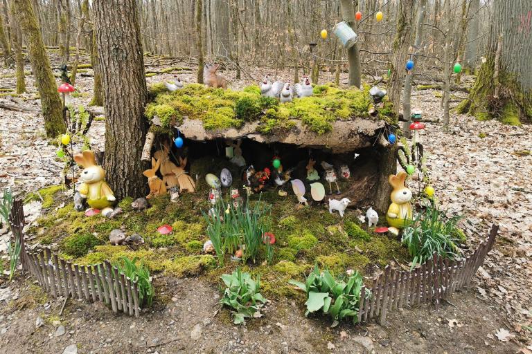 Osterkrippe am Osterkrippenweg Fellingshausen 2023