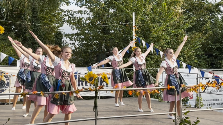 Dancing Stars der KSG Bieber auf dem Almabtrieb