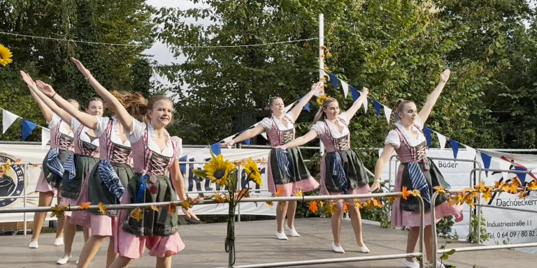 Dancing Stars der KSG Bieber auf dem Almabtrieb