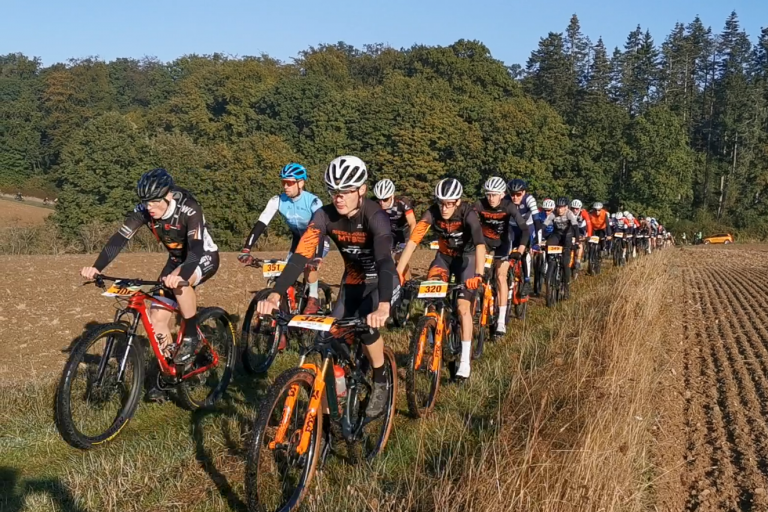 Das Feld der Kurzstrecke beim Celtic Race 2024