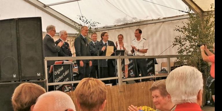 Ehrungen beim Feuerwehrfest