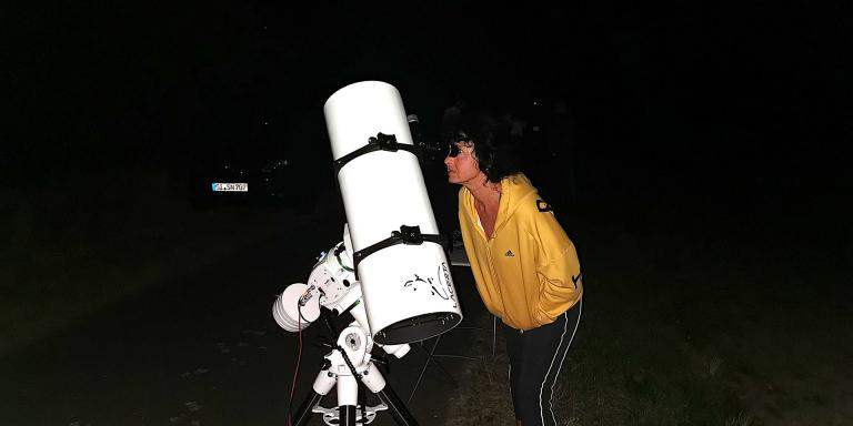 Planetenbeobachtung am Planetenweg 