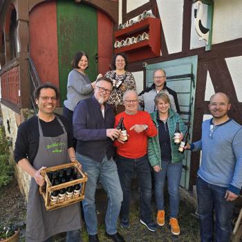 Ein Kasten Biebertaler Helles